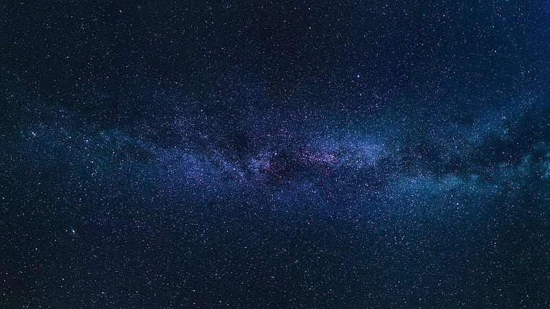 milky way, stars, sky, galaxy, Space, HD wallpaper