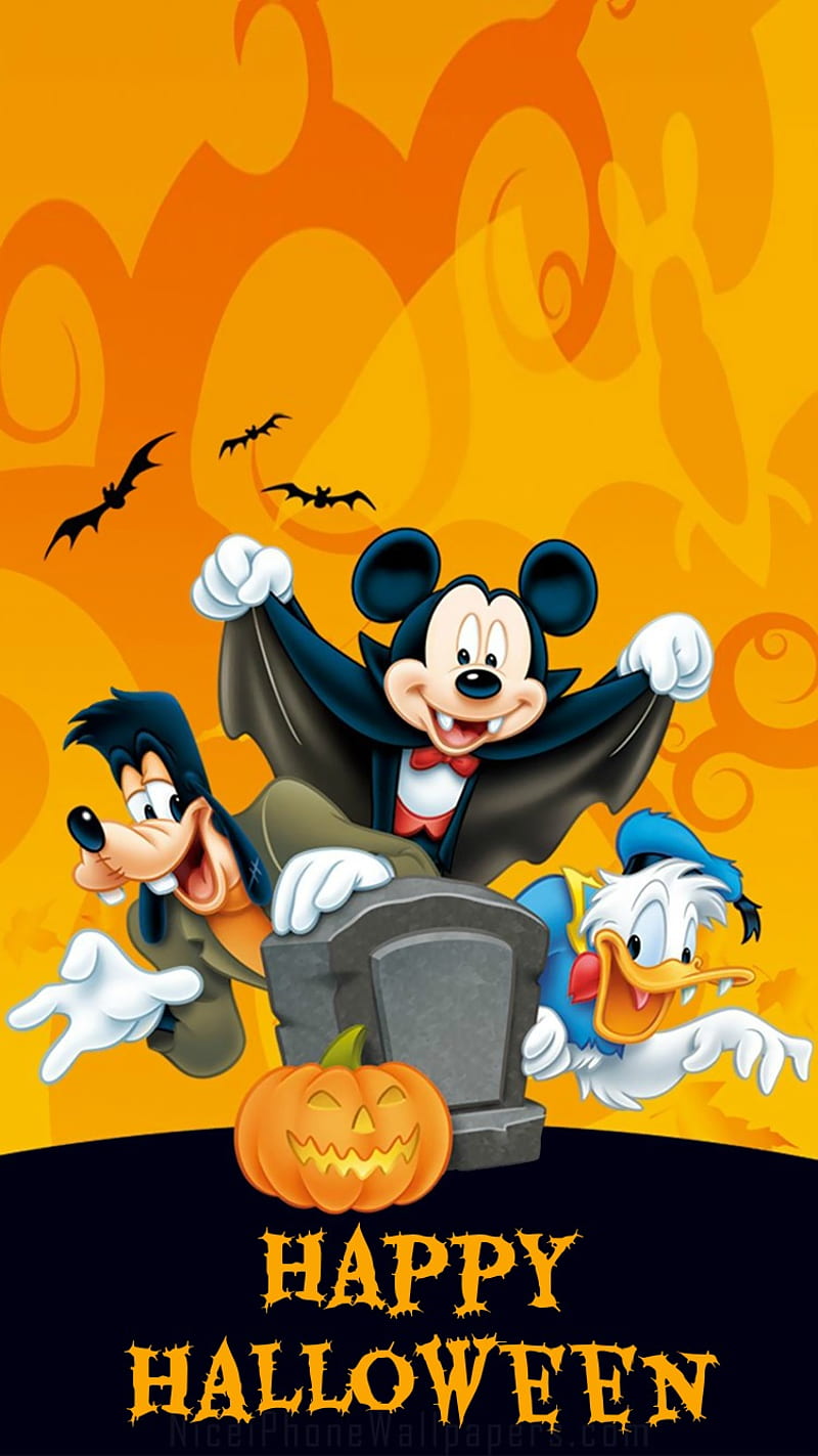 Feliz halloween, donald, goofy, mickey, Fondo de pantalla de teléfono HD |  Peakpx