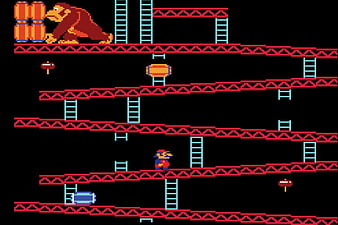 Wallpaper game, Nintendo, gorilla, Donkey Kong, 1981, Shigeru Miyamoto,  Coleco images for desktop, section игры - download