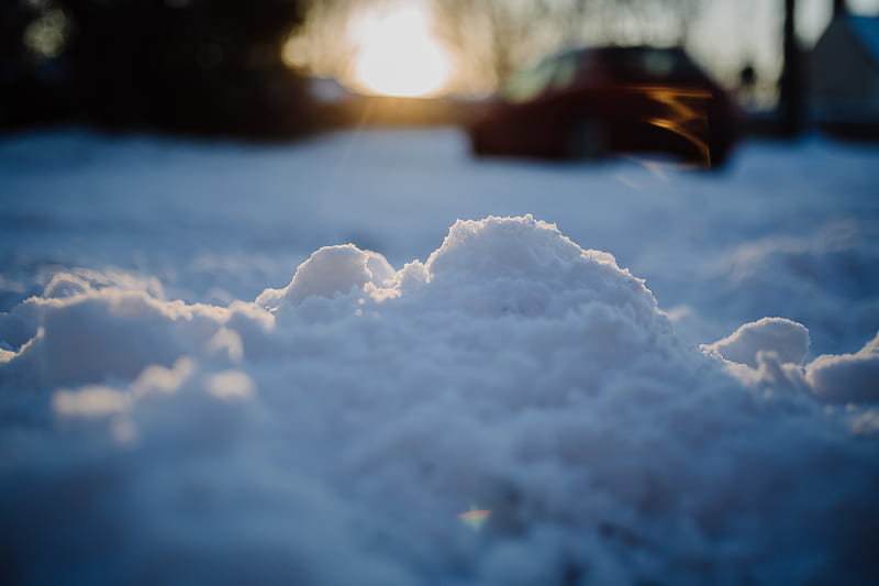 snow covered ground during daytime, HD wallpaper