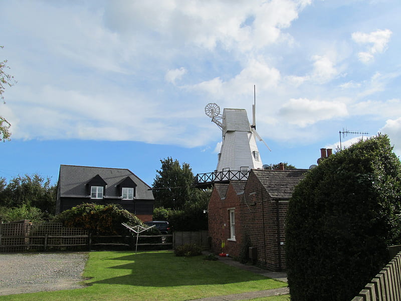 White Windmill, Rye, Sussex, Windmills, Architecture, HD wallpaper