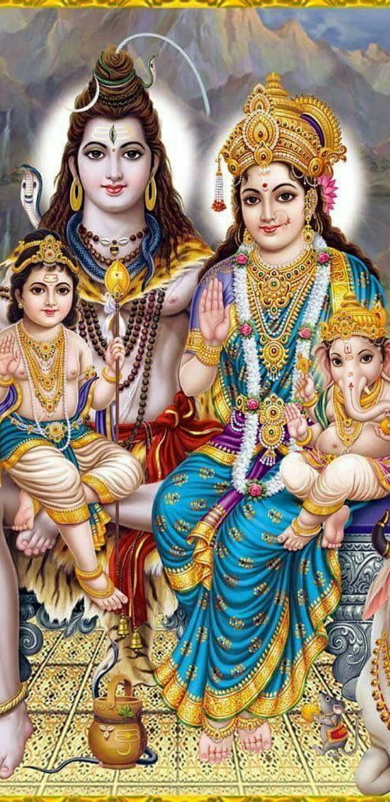 Lord Shiva, ganesh, god, iphone, kartik, mahadev, parvati, shiv, shivratri,  HD phone wallpaper | Peakpx