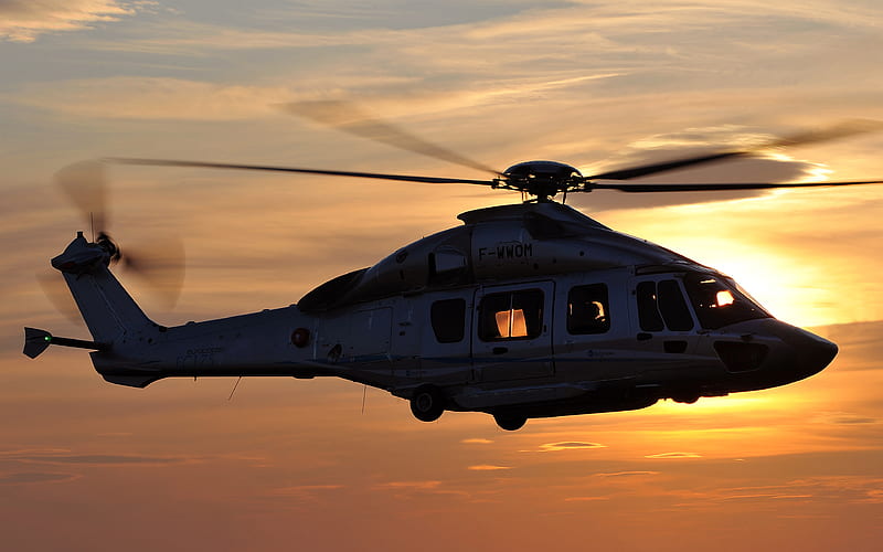 Eurocopter EC175, transport passenger helicopter Airbus Helicopters H175, HD wallpaper
