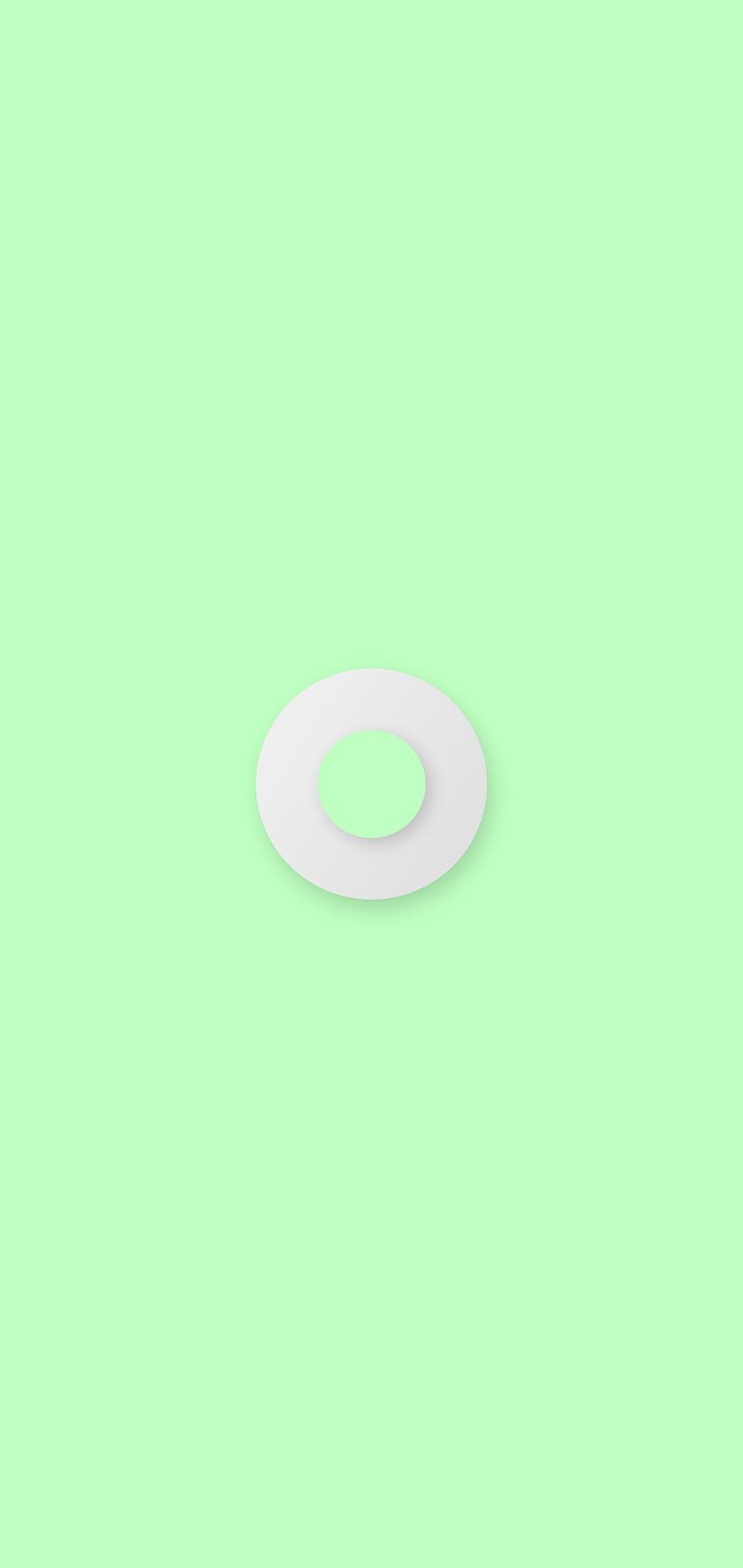 Minimal circle, desenho, flat, gray, green, mint, premium, silver, HD phone wallpaper