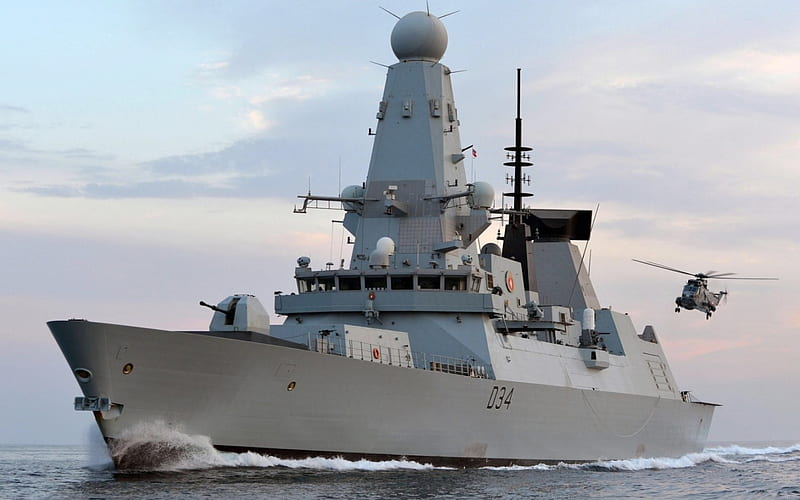 HMS Diamond D34, Sea, Destroyer, HMS, guerra, Navy, Diamond, Royal, Warship, HD wallpaper