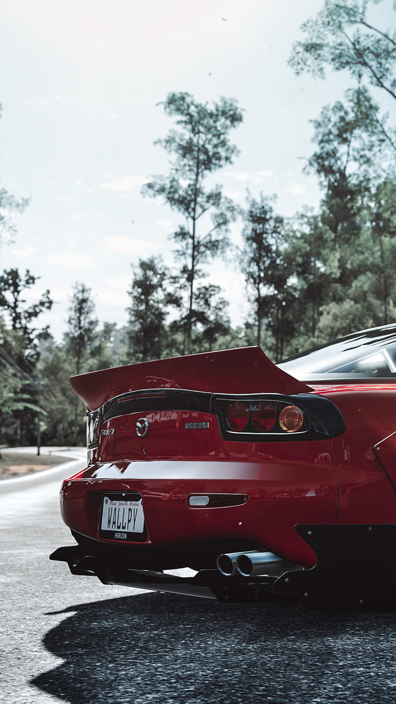 Mazda-rx7, autumn, car, carros, forza, horizon, mazda, muscle, mustang ...