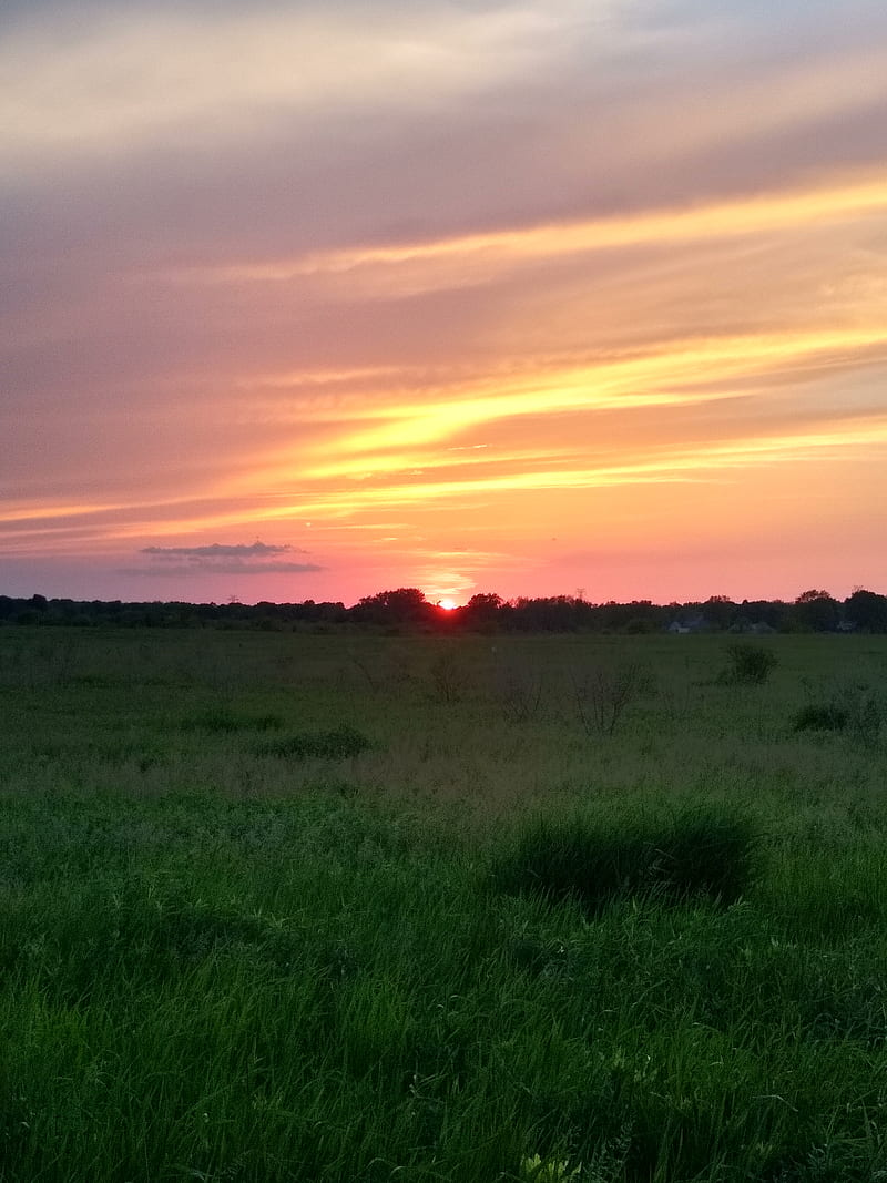 Summer Sunset, illinois, summer, sunset, HD phone wallpaper | Peakpx