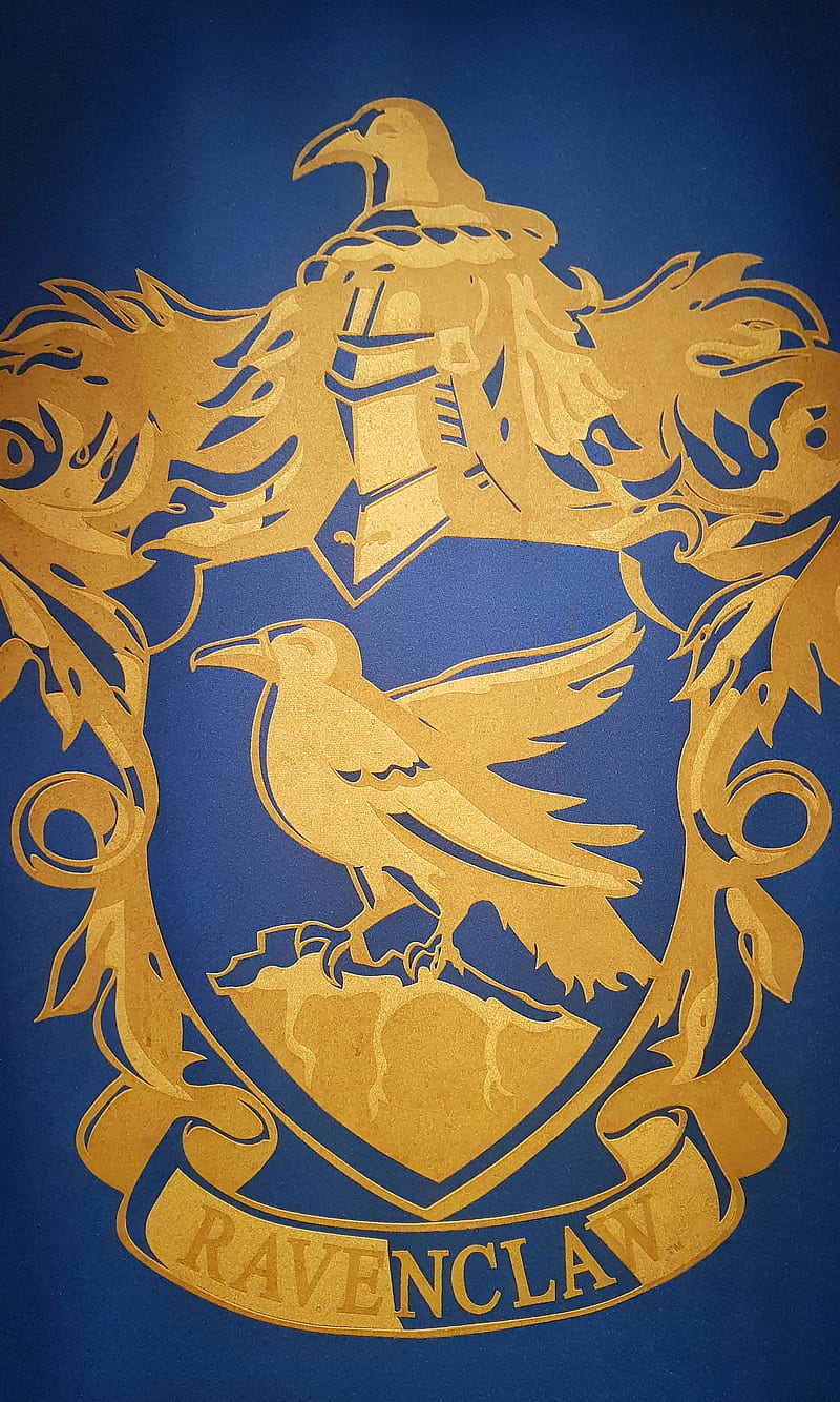 Ravenclaw, blue, gold, harry, harrypotter, hermione, hp, potter, ron, yellow, HD phone wallpaper