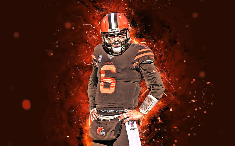 Baker Mayfield, creative, NFL, Cleveland Browns, american football
