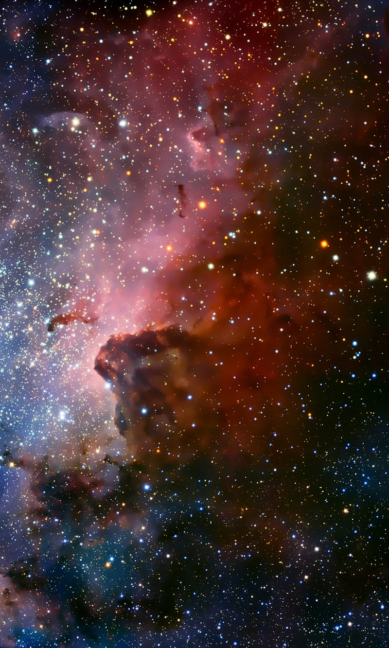 Carina Nebula 2, space, stars, HD phone wallpaper