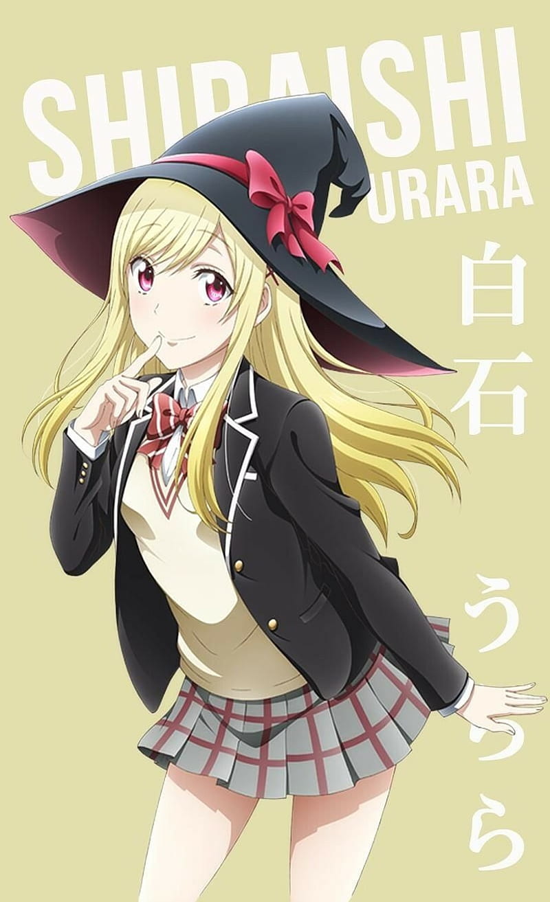 Shiraishi Urara, 7 no majo, anime, funny, girl, love, manga, romance, school, witch, yamada kun, HD phone wallpaper