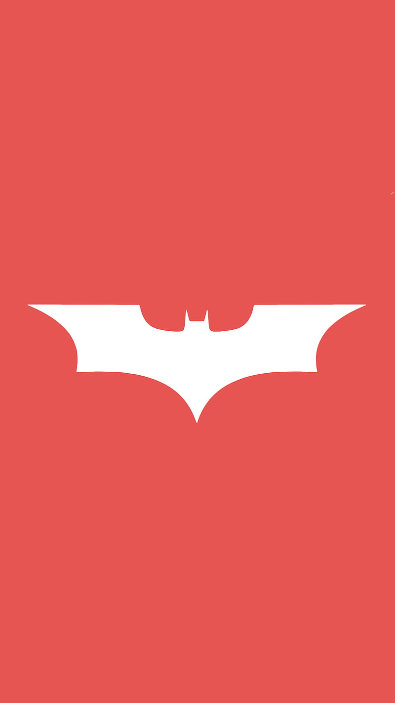 Batman symbol, minimal, bat, neon, superhero, HD phone wallpaper