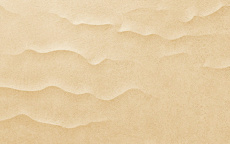 Sandy background, sand texture, golden sand, waves on the sand, texture with waves, natural materials, HD wallpaper