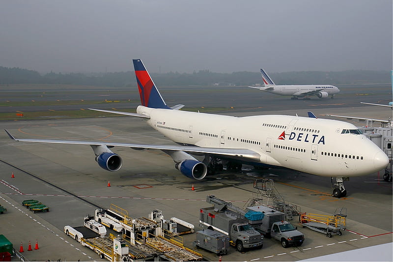 Delta Air Lines is the Best, airport, delta, travel, msp, HD wallpaper