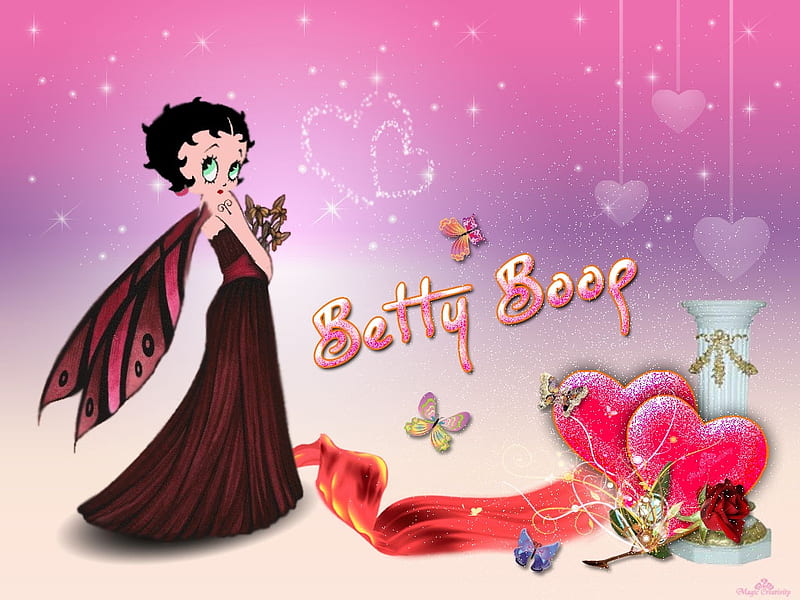 Betty Boop Pictures Archive  For more styles and sizes of FREE Betty Boop  Cell  Mobile Phone Wallpapers go to httpsglitterfillsblogspotcom  BettyBoop green four leaf clover clover shamrock background Irish  stpatricksday 