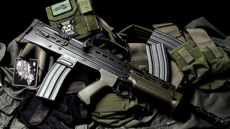 L85 Rifle, guns, military, rifles, airsoft, HD wallpaper L85 Rifle, guns, military, rifles, airsoft, HD wallpaper