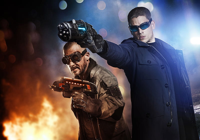 TV Show, The Flash (2014), Captain Cold, Dominic Purcell, Heat Wave (DC Comics), Wentworth Miller, HD wallpaper