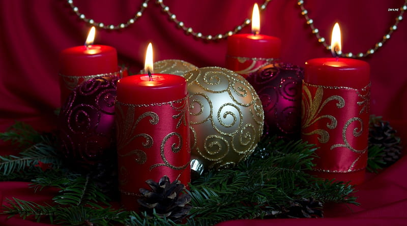 advent candles, advent, christmas, candles, HD wallpaper