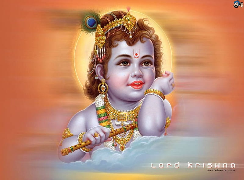 Baby Krishna, krishna, hinduism, hindu, india, lord, hare krishna,  spiritual, HD wallpaper | Peakpx