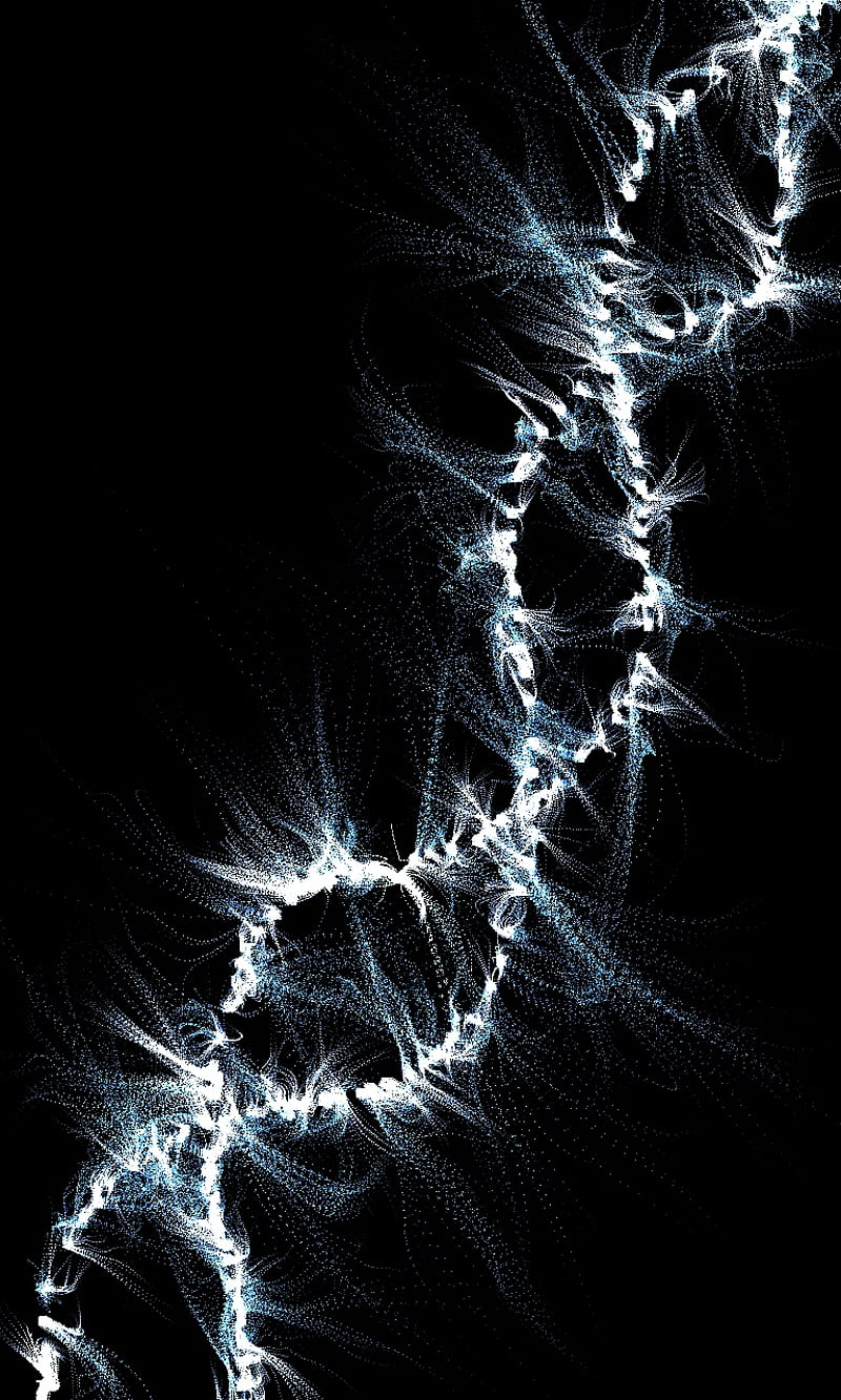 DNA, abstract, azzurro, black, blu, nero, nice, HD phone wallpaper