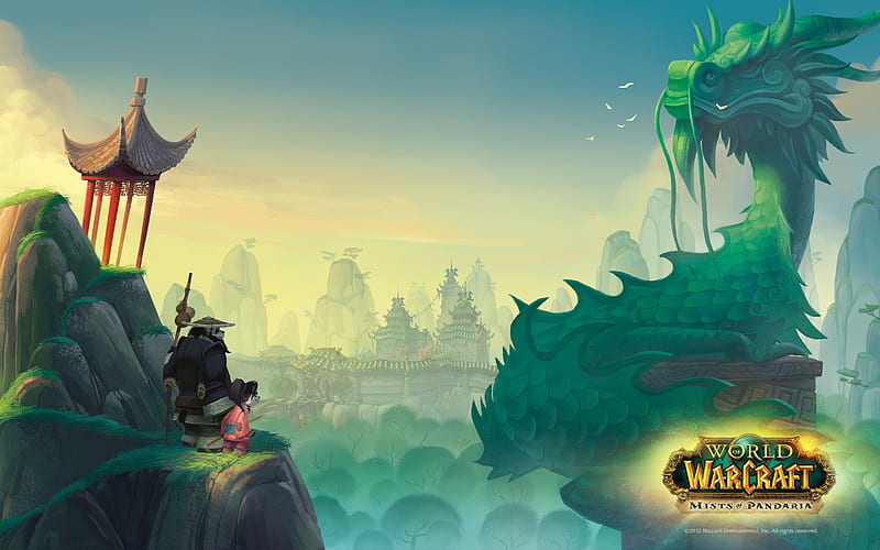 World Of Warcraft Background, Mists of Pandaria, HD wallpaper
