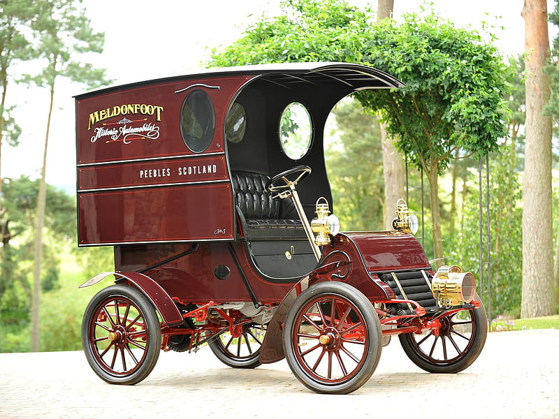1904 cadillac model a delivery van, model a, cadillac, van, delivery, HD wallpaper
