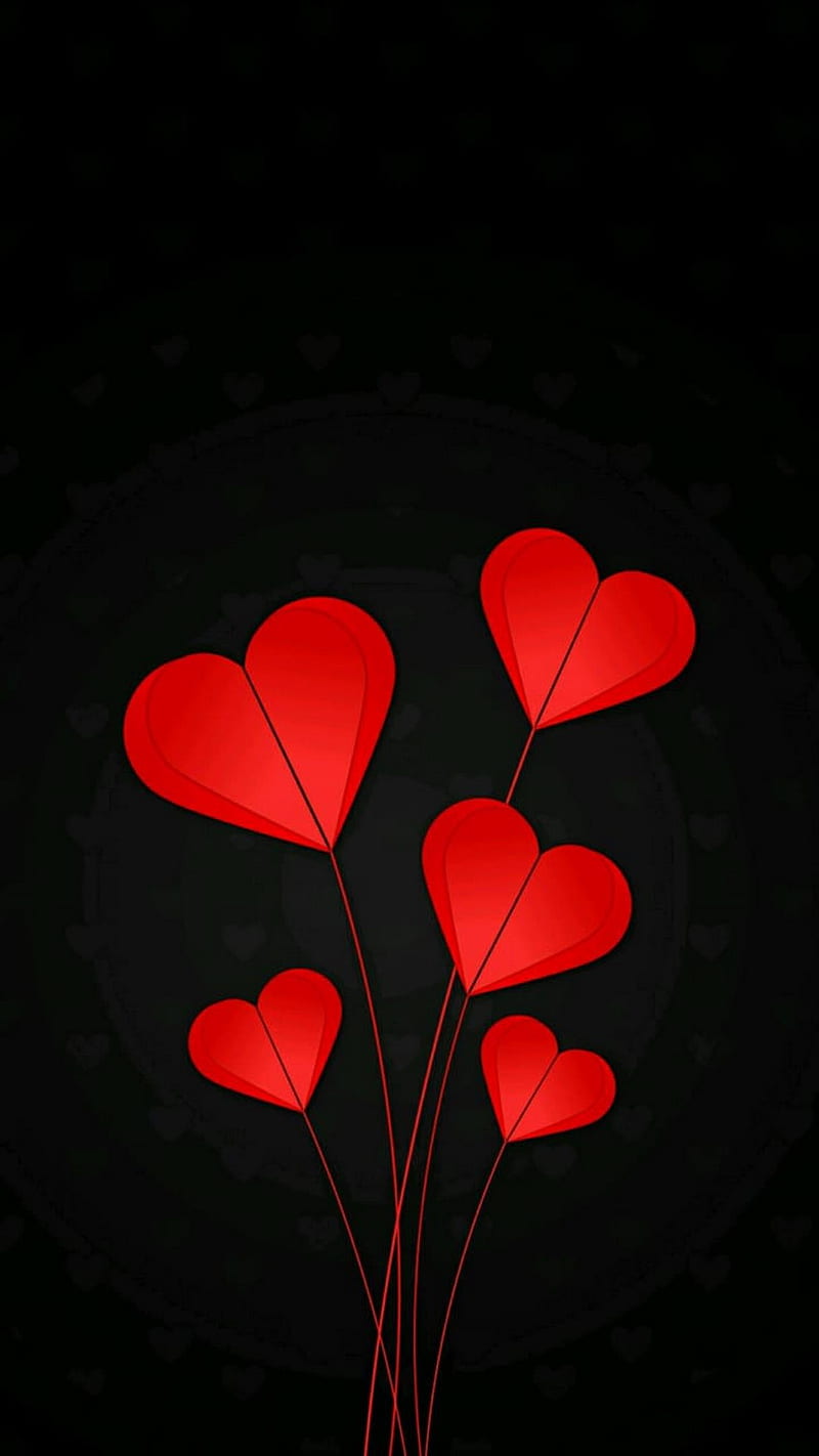 corazones, balloon, clean, go, love, me, player, red, unknown, you, HD phone wallpaper