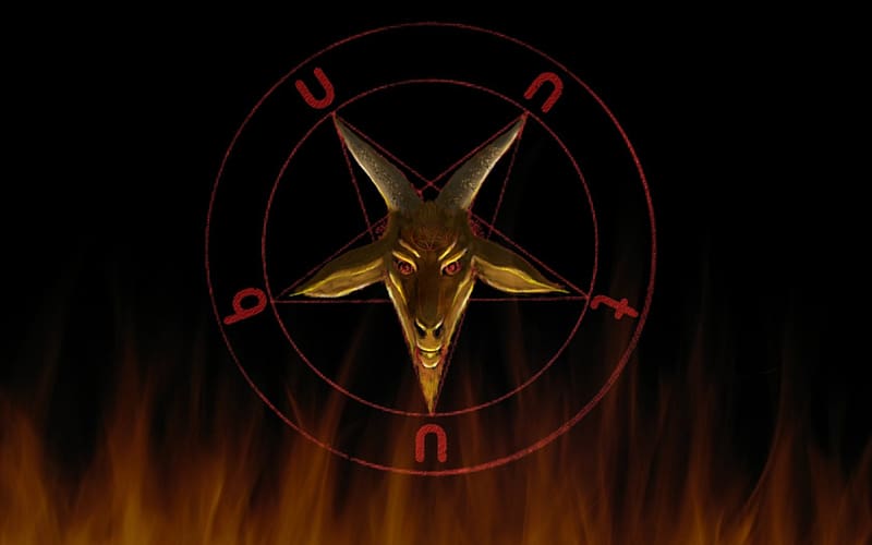 Dark, Demon, Humor, Occult, Baphomet, Satanic, Satan, Satanism, Pagan, HD wallpaper