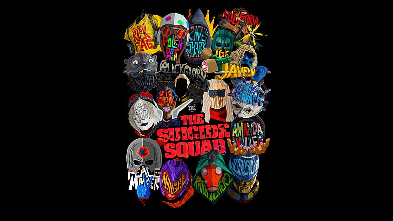 The Suicide Squad Mask Digital, HD wallpaper