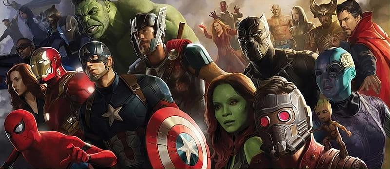 All Superheros in Avengers Infinity War, HD wallpaper