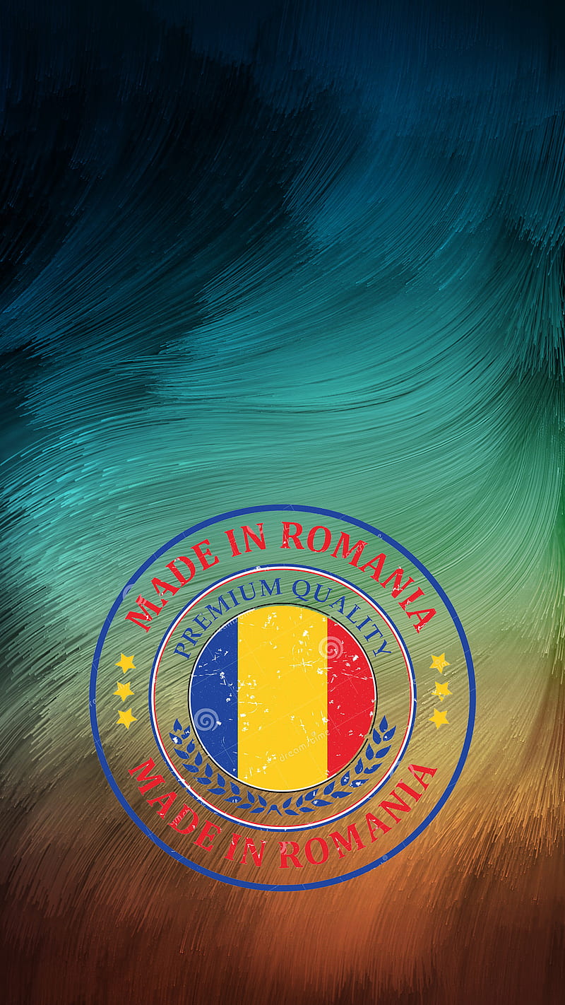 Romania, portrait display, flag, circle, HD phone wallpaper
