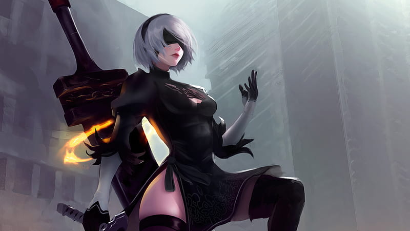 ArtStation - 2B - Nier Automata