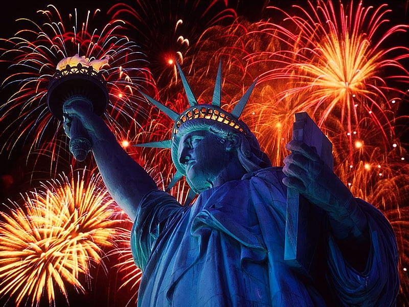 Statue of Liberty, Cities, New York City, New York, USA, HD wallpaper