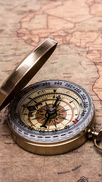 Image of Compass Map Wallpaper 8K Full HD-PP693525-Picxy