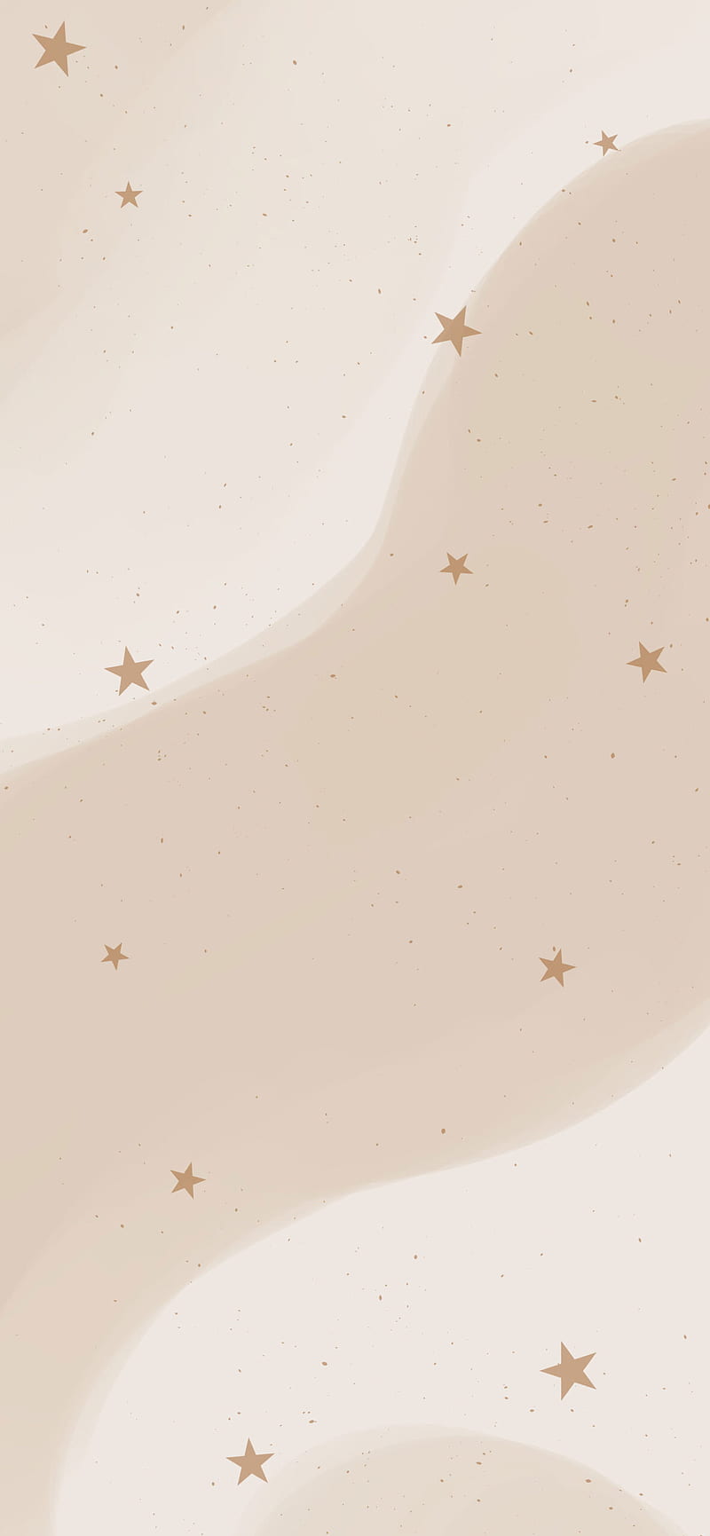 Aesthetic Stars Beige - Light Beige for iPhone, Cute Beige, HD phone wallpaper