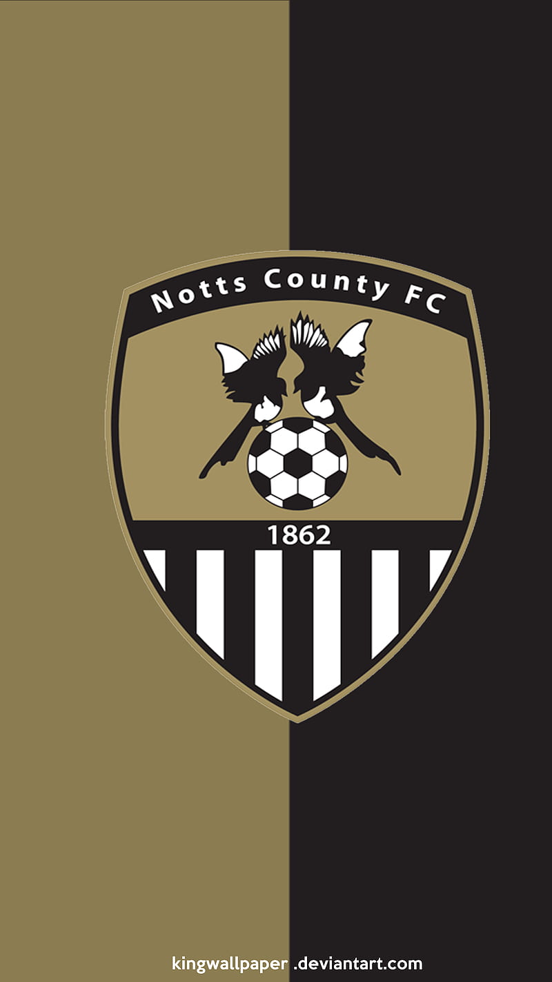 Notts County FC, emblem, logo, ncfc, notts county, soccer, HD phone wallpaper