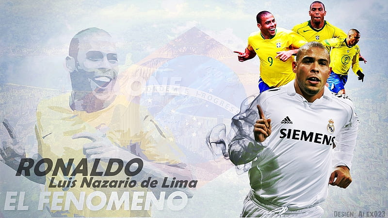 Soccer, Ronaldo Nazário, Brazil National Football Team , Real Madrid C.F., HD wallpaper