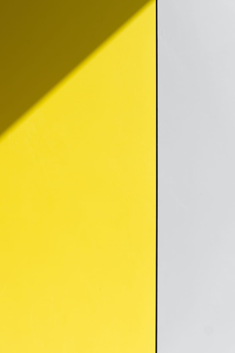 wall, stripes, line, minimalism, yellow, gray, HD phone wallpaper