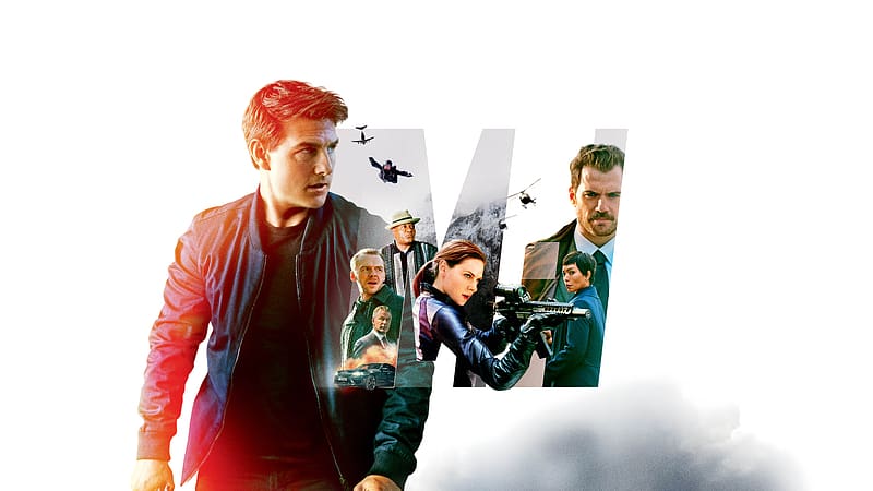 Movie, Henry Cavill, Simon Pegg, Ethan Hunt, Tom Cruise, Rebecca Ferguson, Mission: Impossible, Ilsa Faust, Ving Rhames, Alan Hunley, August Walker, Benji Dunn, Luther Stickell, Mission: Impossible Fallout, HD wallpaper
