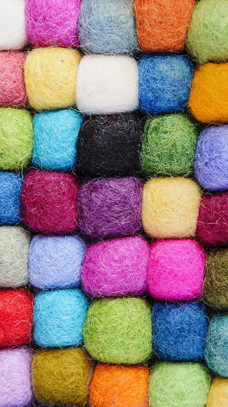Wool Colorful, color, multi, wool, HD phone wallpaper