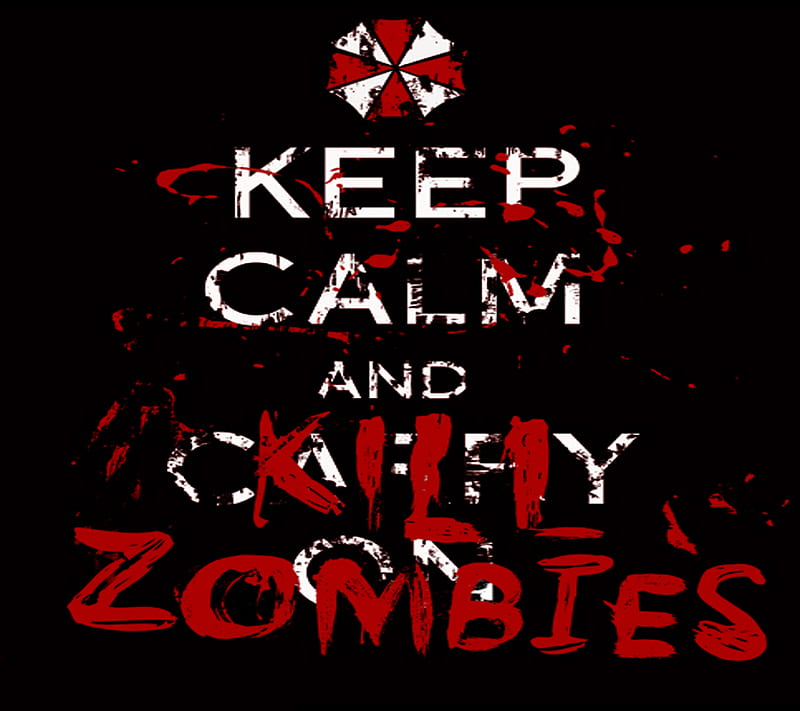 Zombies, keep calm, HD wallpaper