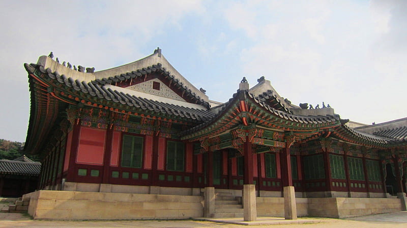 Changdeokgung Palace, Building, World Cultural Heritage, South Korea, HD wallpaper
