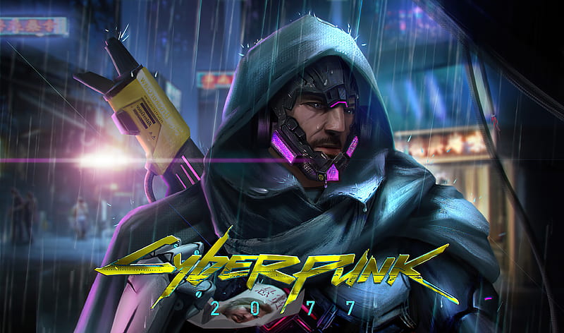 Cyberpunk 2077 Sniper Cyborg, HD wallpaper