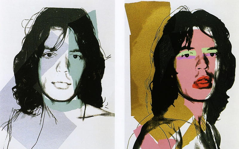Warhol Mick Jagger, art, andy, warhol, rolling stones, sixties, mick jagger, pop art, HD wallpaper