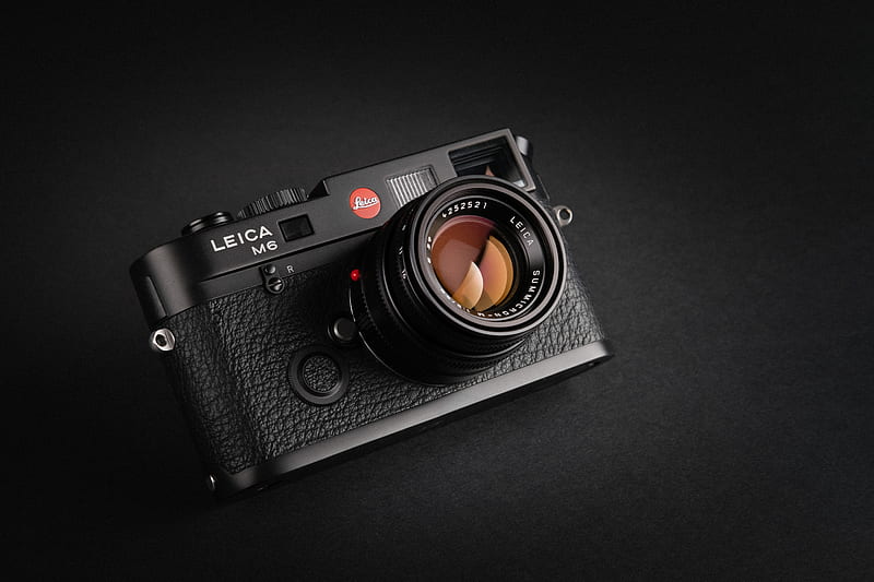 black Leica M6 camera, HD wallpaper