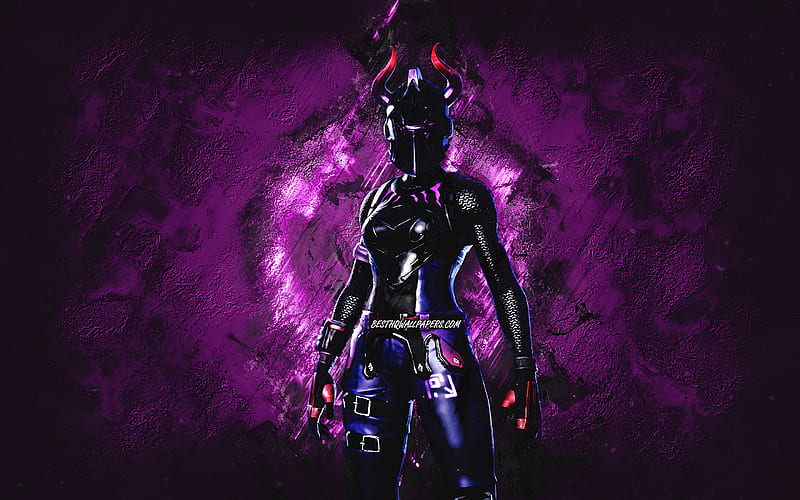 Fortnite Dark Red Knight Skin, Fortnite, main characters, purple stone background, Dark Red Knight, Fortnite skins, Dark Red Knight Skin, Dark Red Knight Fortnite, Fortnite characters, HD wallpaper