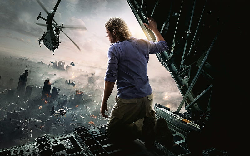 World War Z, 2013, Entertainment, Movies, Brad Pitt, HD wallpaper