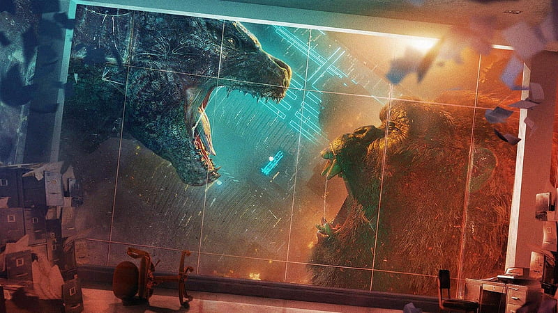 Godzilla vs Kong, HD wallpaper
