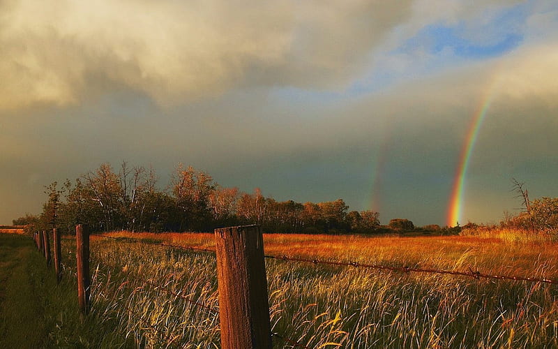 Kansas-the rainbow after the storm, HD wallpaper