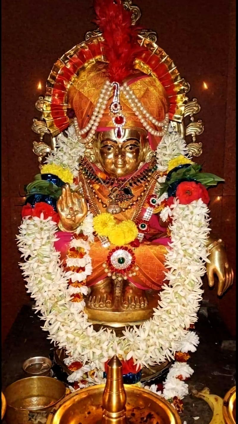 Ayyappa , Golden Statue Closeup, lord, god, manikandan, HD phone wallpaper
